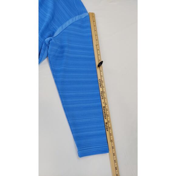 Tommy Bahama Men's Tidal Stripe Pullover Sweatshirt 1/2 Zip Blue ST225025 Sz L - Picture 5 of 7